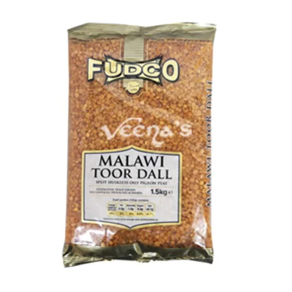 Fudco Malawi Toor Dall Oily 1.5KG